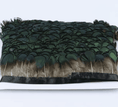 ギャラリービューアーに画像を読み込み、 Green Bronze Pheasant Feather Trim Fringe - hotfans