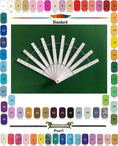 Charger l'image dans la visionneuse de galerie, Set of 10 Single layer fan acrylic staves & Hardware Assembly Kit 10" (25 cm ) long - hotfans