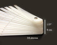 Load image into Gallery viewer, Two layers feather fan Metal aluminum staves Set of 14 & Hardware Assembly Kit - hotfans