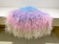Load image into Gallery viewer, Mix 4 Colors Ombre Dyed Waterfall fan 4 ply Ostrich Feathers boa Fan - hotfans