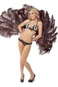 Carica l'immagine nel visualizzatore Galleria, Custom color intermediate 2 layers Ostrich Feather Fan 30"x 54" - hotfans