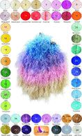 Load image into Gallery viewer, Mix 4 Colors Ombre Dyed Waterfall fan 10 staves 2 ply boa Fan - hotfans