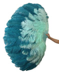 Load image into Gallery viewer, Professional Triple Layers Ostrich Feather Fan 32"x 54" Mix color