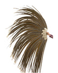ギャラリービューアーに画像を読み込み、 Oversized Luxury Pheasant Feather Fan – Handcrafted with Natural Venery Tails