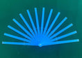 Carica l'immagine nel visualizzatore Galleria, Set of 14 XL two layers fan acrylic staves & Hardware Assembly Kit 15" (38 cm ) long - hotfans