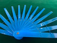 Carica l'immagine nel visualizzatore Galleria, Set of 14 XL two layers fan acrylic staves & Hardware Assembly Kit 15" (38 cm ) long - hotfans