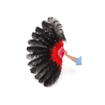 Load image into Gallery viewer, Custom mix color 2 Layers Ostrich Feather Fan 30''x 54'' with Travel leather Bag - hotfans