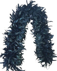 ギャラリービューアーに画像を読み込み、 Black color Big Rooster Feathers Boa Tail Shawl - hotfans