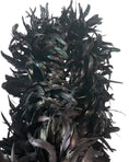 ギャラリービューアーに画像を読み込み、 Black color Big Rooster Feathers Boa Tail Shawl - hotfans