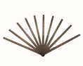 Load image into Gallery viewer, 62 cm boa waterfall fan Metal aluminum staves Set of 10 & Hardware Assembly Kit - hotfans