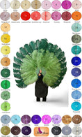 Carica l'immagine nel visualizzatore Galleria, Custom U/D Color XL 2 Layers Ostrich Feather Fan 34"x60" - hotfans