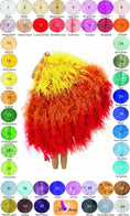 Load image into Gallery viewer, Mix 3 Colors Ombre Dyed Waterfall fan 10 staves 2 ply boa Fan - hotfans