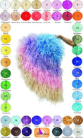 Load image into Gallery viewer, Mix 4 Colors Ombre Dyed Waterfall fan 10 staves 2 ply boa Fan - hotfans