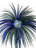 Carica l'immagine nel visualizzatore Galleria, Custom color artistic huge Tall Pheasant Feather fan 38"x 80" - hotfans