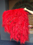 Load image into Gallery viewer, Custom color Waterfall Fan Ostrich Feathers Boa Fan 42"x 78" - hotfans