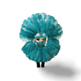 Load image into Gallery viewer, single layer Ostrich Feather Fan Full open 180 degree 25"x 50" - hotfans