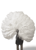 ギャラリービューアーに画像を読み込み、 Advanced Increase Select color XXL 2 Layers Ostrich Feather Fan 38"x64" - hotfans