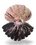 Bild in Galerie-Betrachter laden, single layer Double side Ostrich Feather Fan 25"x 47" - hotfans