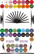 Load image into Gallery viewer, XL two layers feathers fan Metal aluminum staves Set of 14 & Hardware Assembly Kit - hotfans