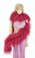 Load image into Gallery viewer, Luxurious Burgundy 20 Ply Ostrich Feather Boa - hotfans
