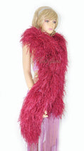 Load image into Gallery viewer, Luxurious Burgundy 20 Ply Ostrich Feather Boa - hotfans