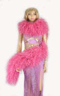 Charger l'image dans la visionneuse de galerie, Luxurious Coral red 20 Ply Ostrich Feather Boa - hotfans