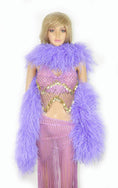 Charger l'image dans la visionneuse de galerie, Luxurious Aqua violet 20 Ply Ostrich Feather Boa - hotfans