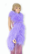 Charger l'image dans la visionneuse de galerie, Luxurious Aqua violet 20 Ply Ostrich Feather Boa - hotfans