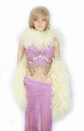Load image into Gallery viewer, Luxurious Beige 20 Ply Ostrich Feather Boa - hotfans