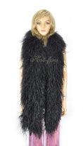 Load image into Gallery viewer, Luxurious Black 20 Ply Ostrich Feather Boa - hotfans