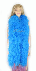 ギャラリービューアーに画像を読み込み、 Luxurious Turquoise 20 Ply Ostrich Feather Boa - hotfans