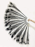 Bild in Galerie-Betrachter laden, Black peacock feather fan - hotfans