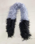Load image into Gallery viewer, Luxurious mix dark gery & black 20 Ply Ostrich Feather Boa - hotfans
