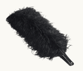 ギャラリービューアーに画像を読み込み、 Black Professional 4 Layers Ostrich Feather Fan 35"x 67" - hotfans