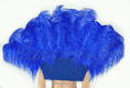 Load image into Gallery viewer, Royal blue Open Majestic Style Ostrich Feather backpiece - hotfans