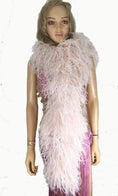 Load image into Gallery viewer, Luxurious Blush 12 Ply Ostrich Feather Boa - hotfans