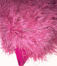 Carica l'immagine nel visualizzatore Galleria, Fuchsia Professional 4 Layers Ostrich Feather Fan 35"x 67" - hotfans