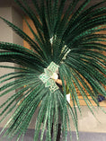 Carica l'immagine nel visualizzatore Galleria, Forest Green artistic huge Tall Pheasant Feather fan 38"x 80" - hotfans