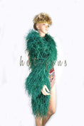 ギャラリービューアーに画像を読み込み、 Luxurious Forest green 12 Ply Ostrich Feather Boa - hotfans