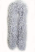 Carica l'immagine nel visualizzatore Galleria, Luxurious Light grey 20 Ply Ostrich Feather Boa - hotfans