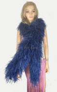 Charger l'image dans la visionneuse de galerie, Luxurious Navy 12 Ply Ostrich Feather Boa - hotfans