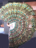 ギャラリービューアーに画像を読み込み、 Double faced peacock feather fan - hotfans