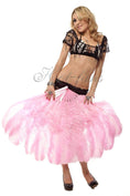 Load image into Gallery viewer, Pink intermediate 2 layers Ostrich Feather Fan 30"x 54" - hotfans