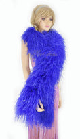 Charger l'image dans la visionneuse de galerie, Luxurious Royal blue 20 Ply Ostrich Feather Boa - hotfans