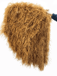 Carica l'immagine nel visualizzatore Galleria, Burlesque topaz Waterfall fan More Fluffy 4 ply Ostrich Feathers boa Fan 42"x 78" - hotfans