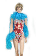Charger l'image dans la visionneuse de galerie, Luxurious Turquoise 12 Ply Ostrich Feather Boa - hotfans