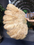 Bild in Galerie-Betrachter laden, Wheat intermediate 2 layers Ostrich Feather Fan 30"x 54" - hotfans