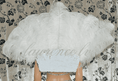 ギャラリービューアーに画像を読み込み、 white Open Majestic Style Ostrich Feather backpiece - hotfans