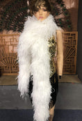 Charger l'image dans la visionneuse de galerie, Luxurious White 25 Ply Ostrich Feather Boa - hotfans