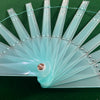 Set of 14 Single layer fan acrylic staves & Hardware Assembly Kit 10" (25 cm ) long